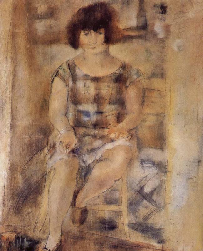 Jules Pascin Lucy at the afternoon Spain oil painting art